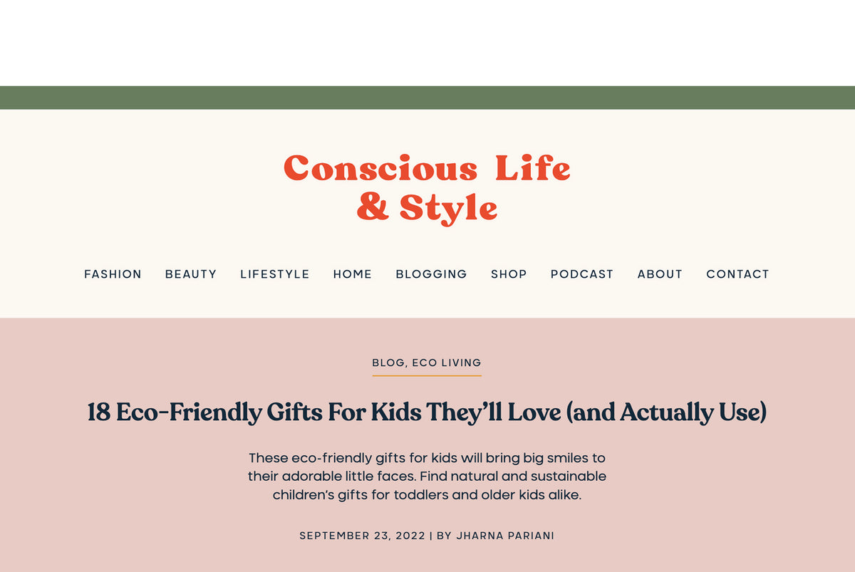 Eco-Friendly Gifts for Kids They'll Love (and Actually Use)