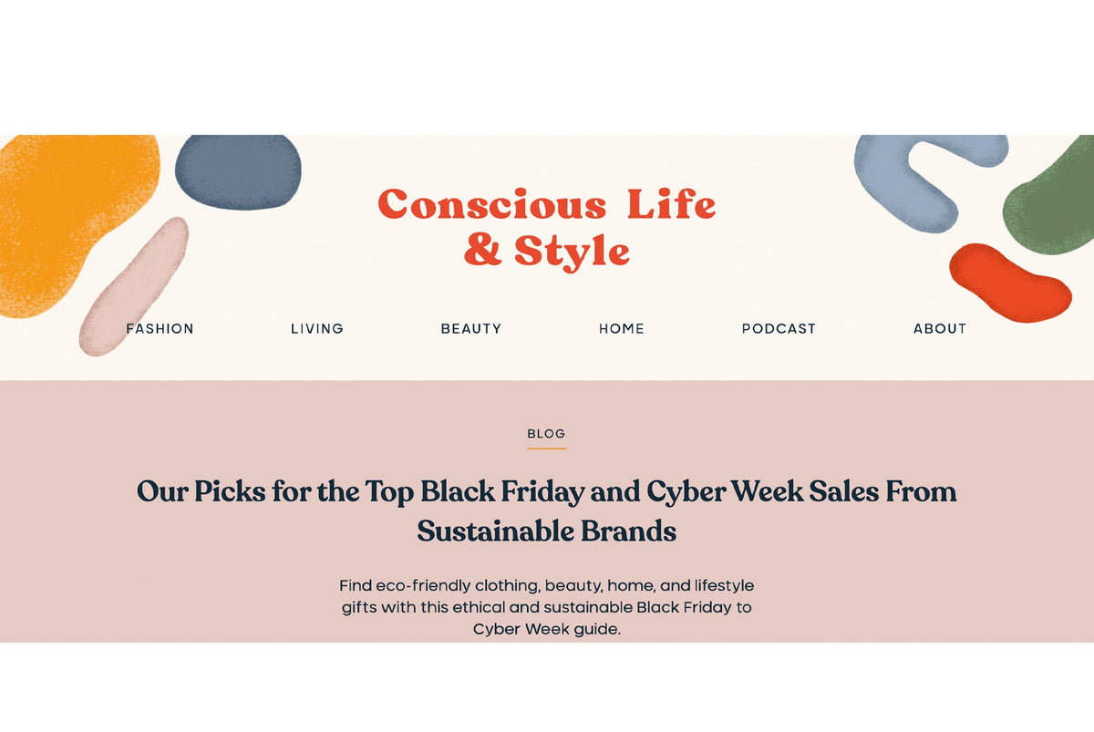 Make it a Sustainable Black Friday!