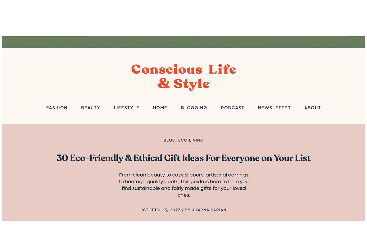 For Everyone on your List! A Eco-Friendly & Ethical Gift Guide