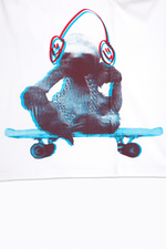 3D Skater Sloth TeeTOPSRockets of Awesome