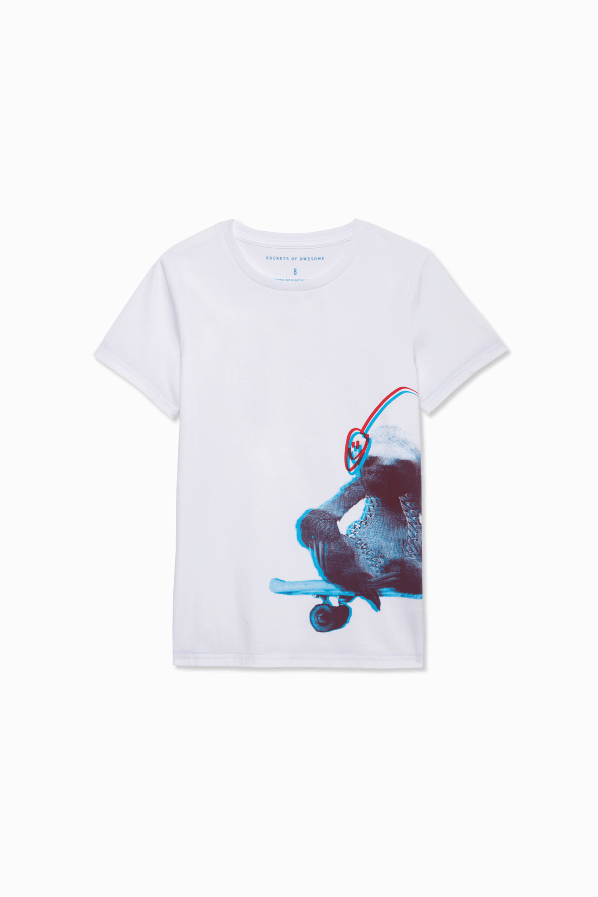 3D Skater Sloth TeeTOPSRockets of Awesome