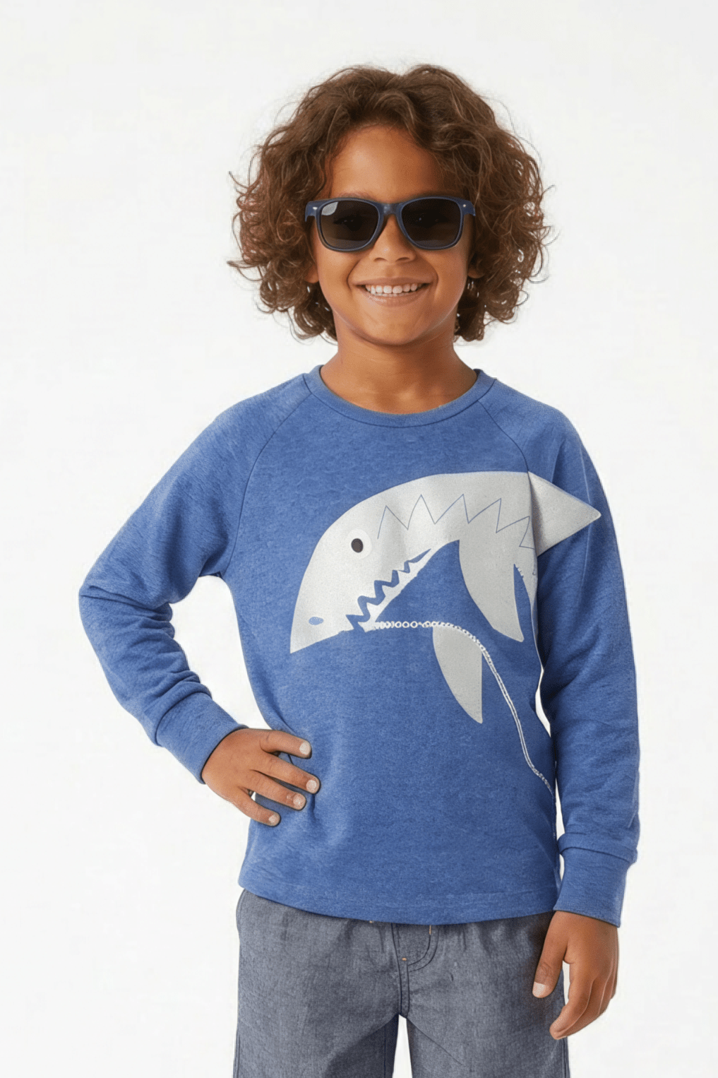 Shark Patrol Raglan Tee