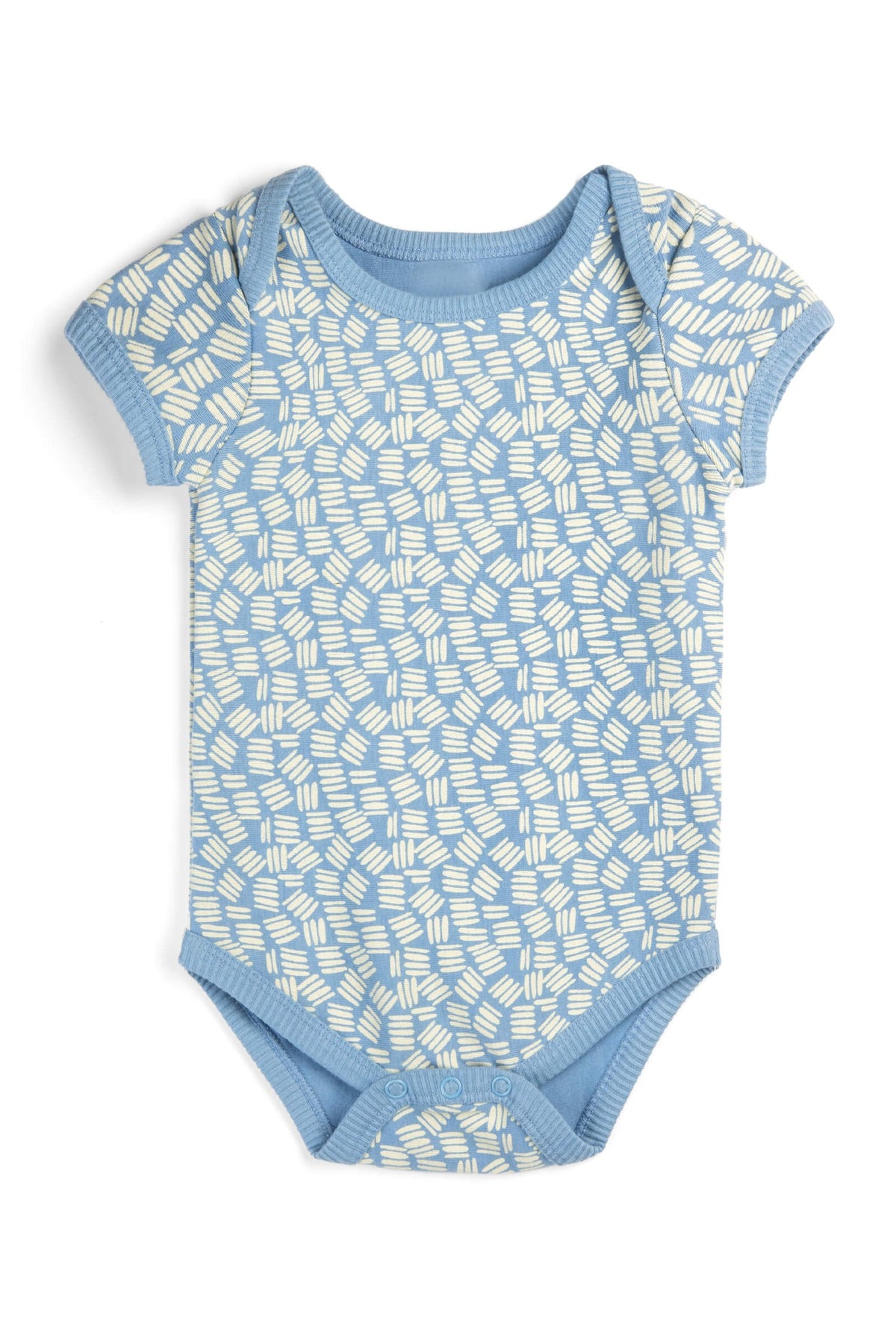 Organic Cotton Baby Bodysuit + Pant Bundle: Chambray