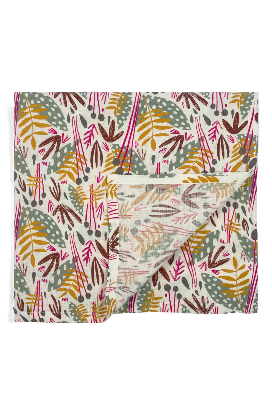 Organic Cotton Muslin Baby Blanket: Whimsy