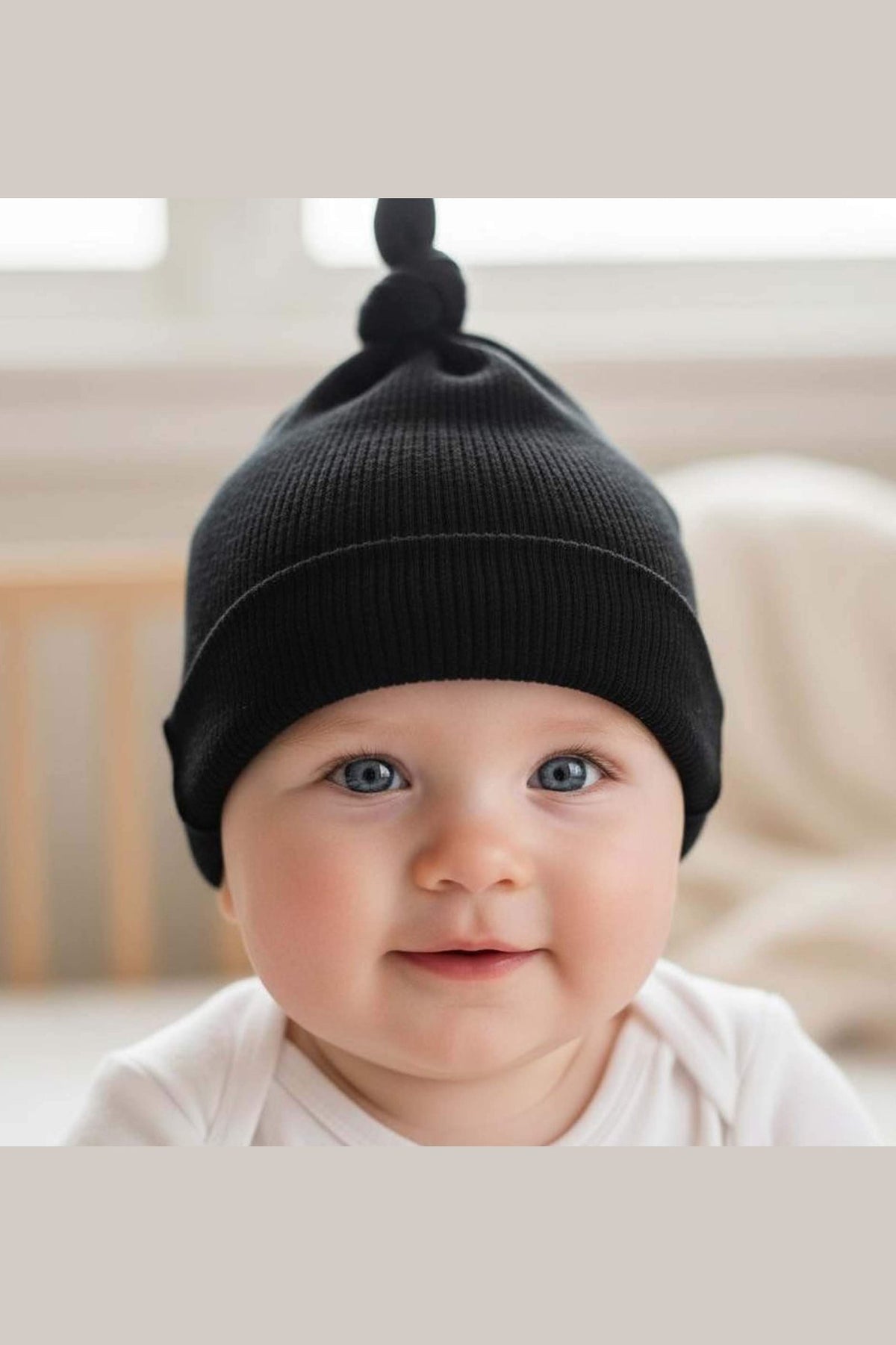 Organic Cotton Baby Beanie - FINAL SALE