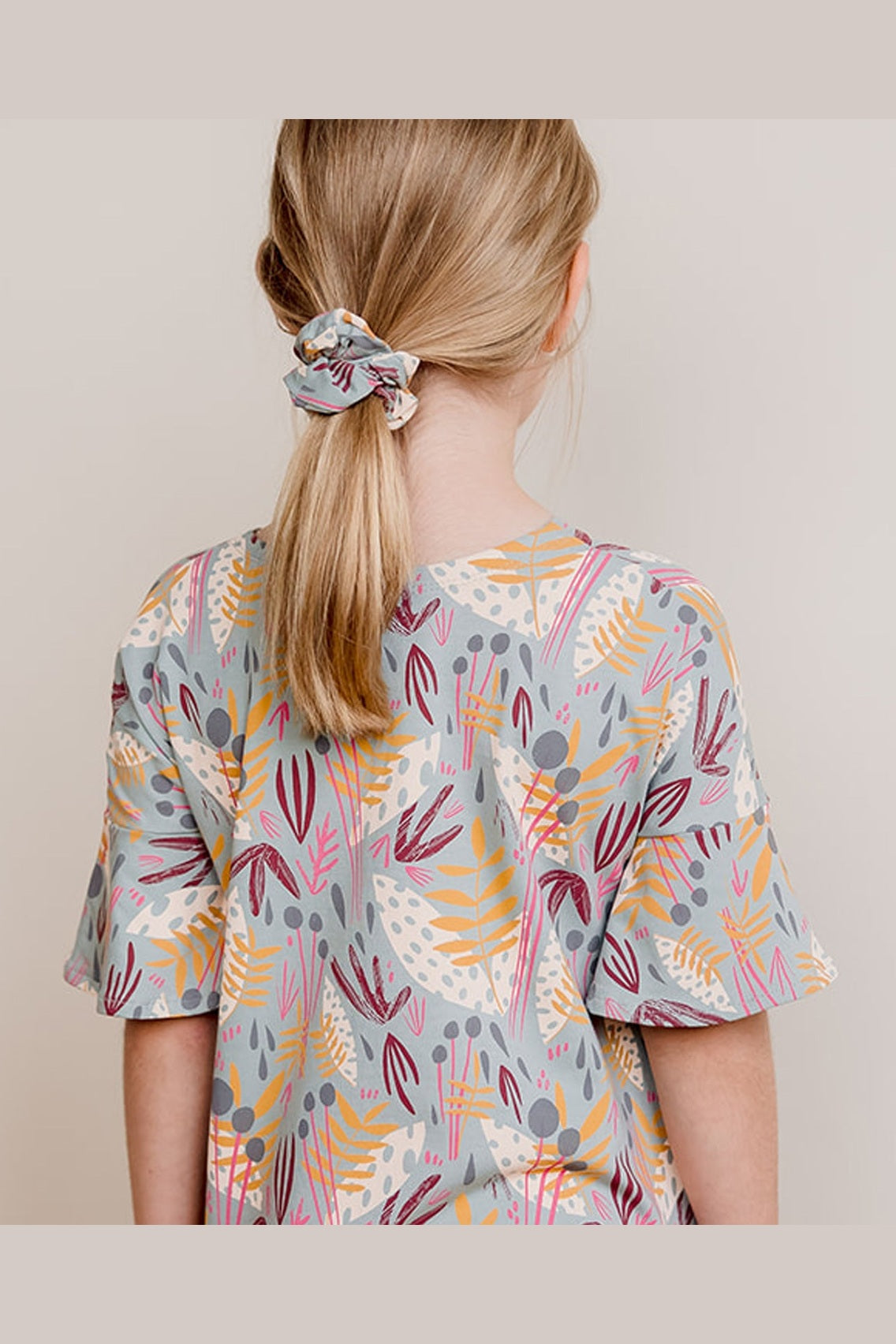 Organic Cotton Hair Scrunchie: Whimsy