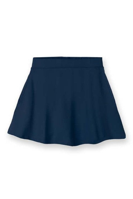 girls navy skirt on a white background 