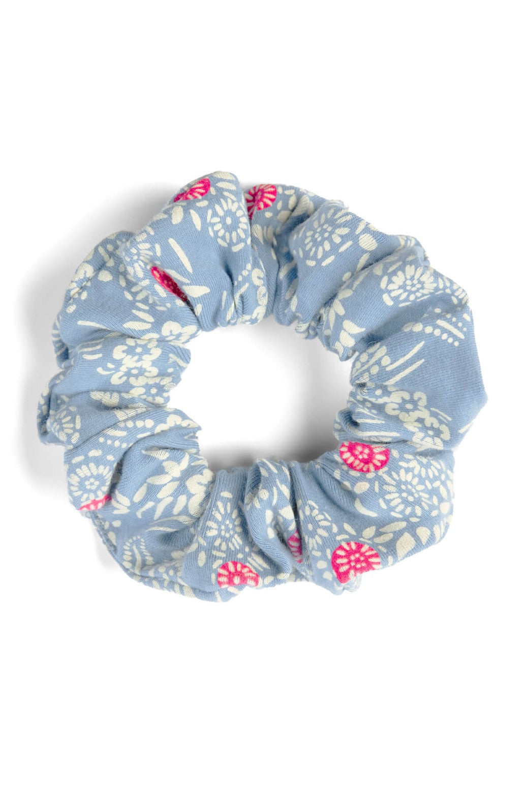 Organic Cotton Hair Scrunchie: Cherry Blossom