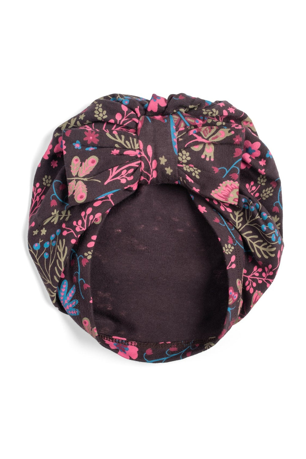 Organic Cotton Baby Bow Turban: Flower Child