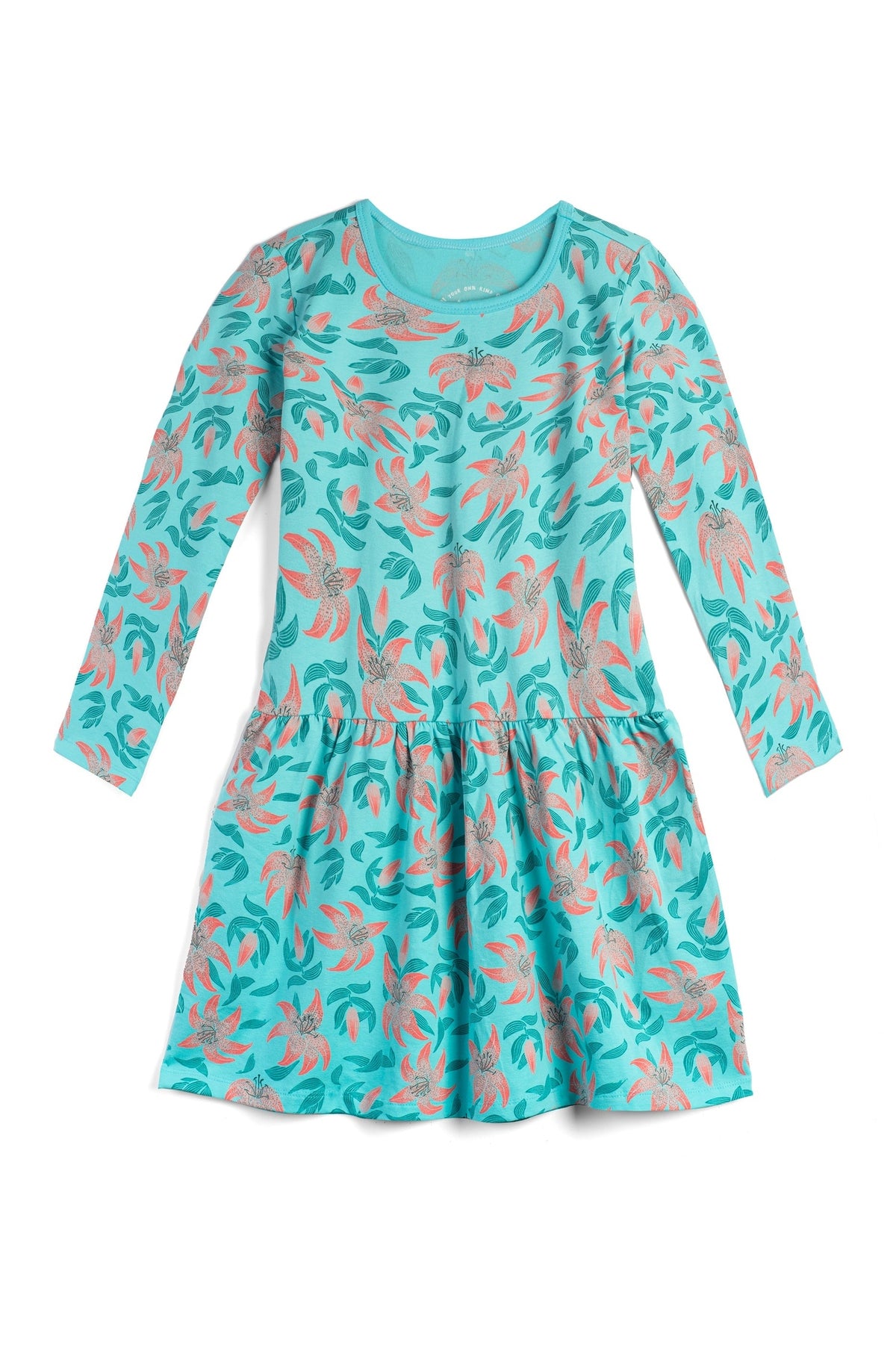 Toddler Long Sleeve Drop Waist Dress - FINAL SALE