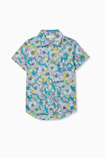 Frog Prince Floral Button Down - FINAL SALETOPSRockets of Awesome