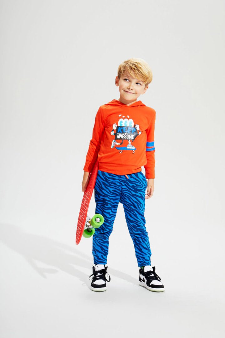 Zebra Joggers – Deep LakeBOTTOMSRockets of Awesome