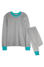 Gray-striped pajamas for adults - The ultimate choice for parents' comfort and style
