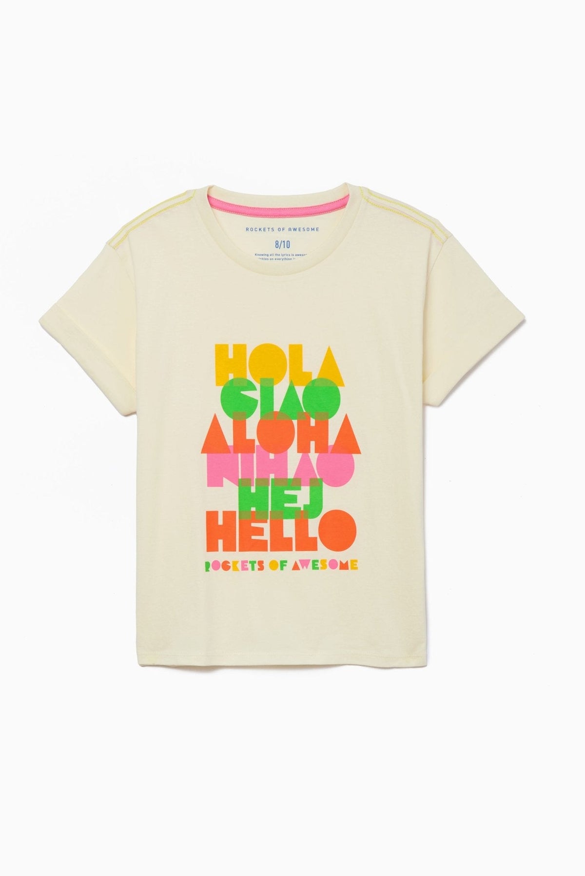 Hola Rolled Cuff TeeTOPSRockets of Awesome