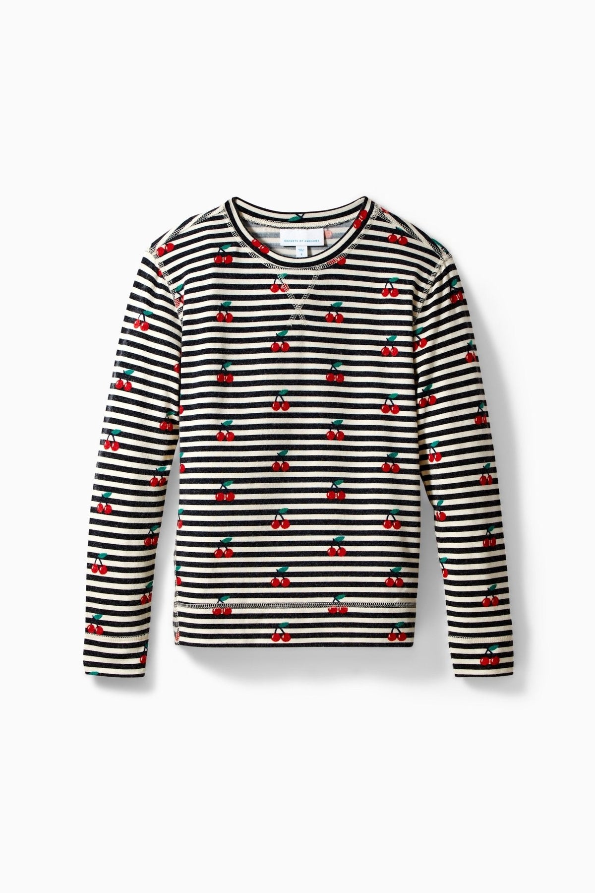 Stripe Cherry Crazysoft CrewTOPSRockets of Awesome