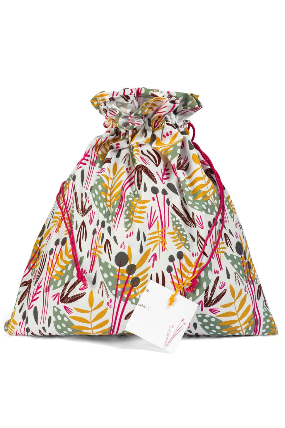 Reusable Fabric Gift Bag: Whimsy