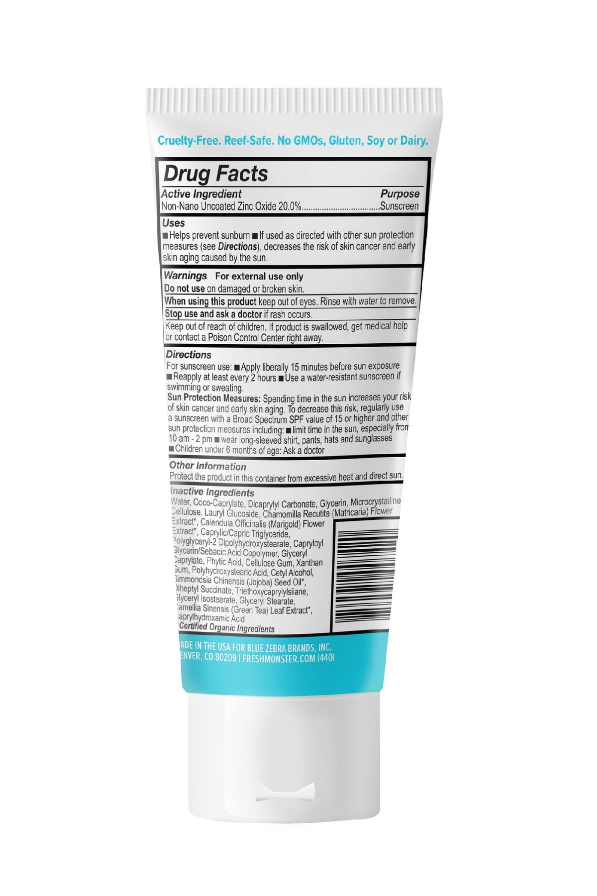 Kids Sunscreen: Mineral and Clear Zinc Oxide Safe Sun Protection - Fresh Monster