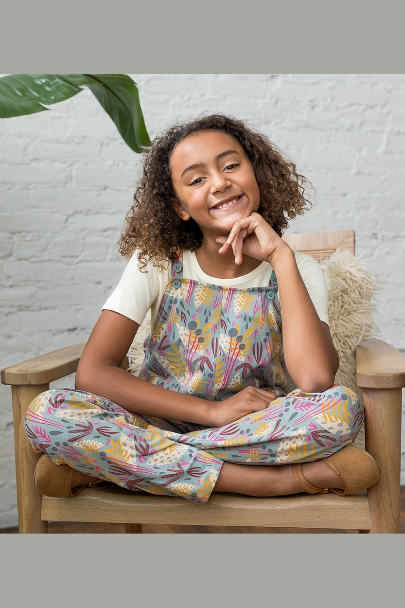 Organic Cotton Stretch Kids Jumpsuit: Whimsy FINAL SALE