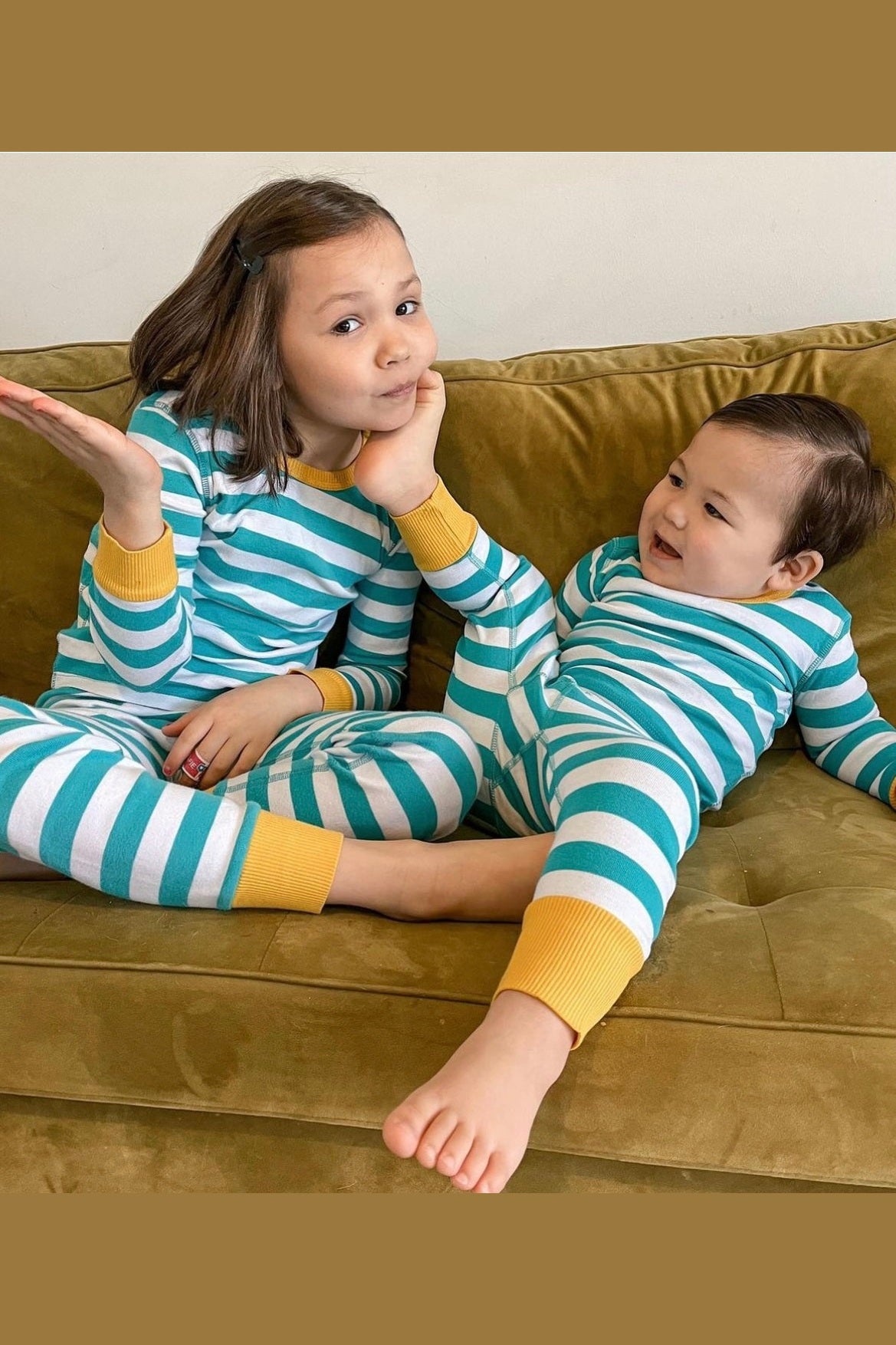 100% Organic Cotton Long Sleeve Pajamas for Kids - FINAL SALE