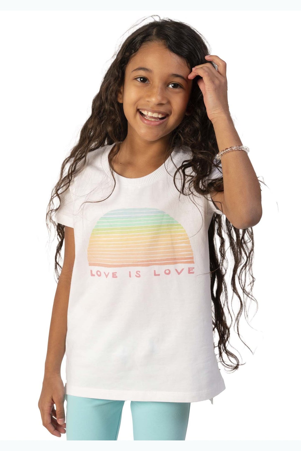 Girl shirts in various colors - scoop neck tees for stylish and comfortable outfits