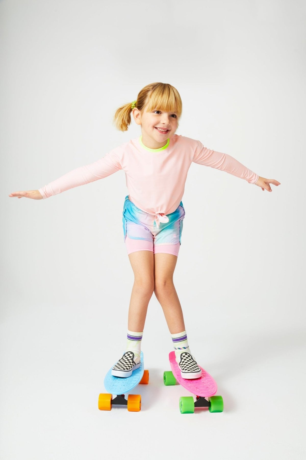 Tie Dye Active 2 - in - 1 ShortBOTTOMSRockets of Awesome