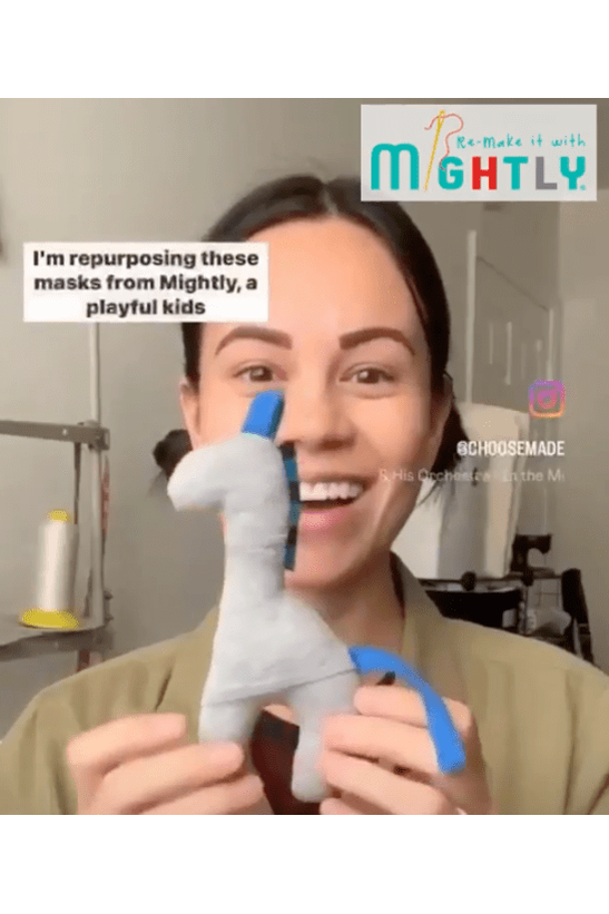 ReMake It with Mightly Giraffe & Elephant Stuffie Pattern