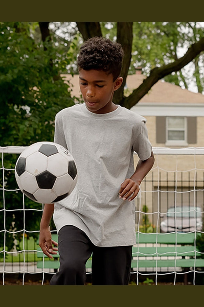 Organic Cotton Kids Shirts - Relaxed Fit Tee 3 Pack