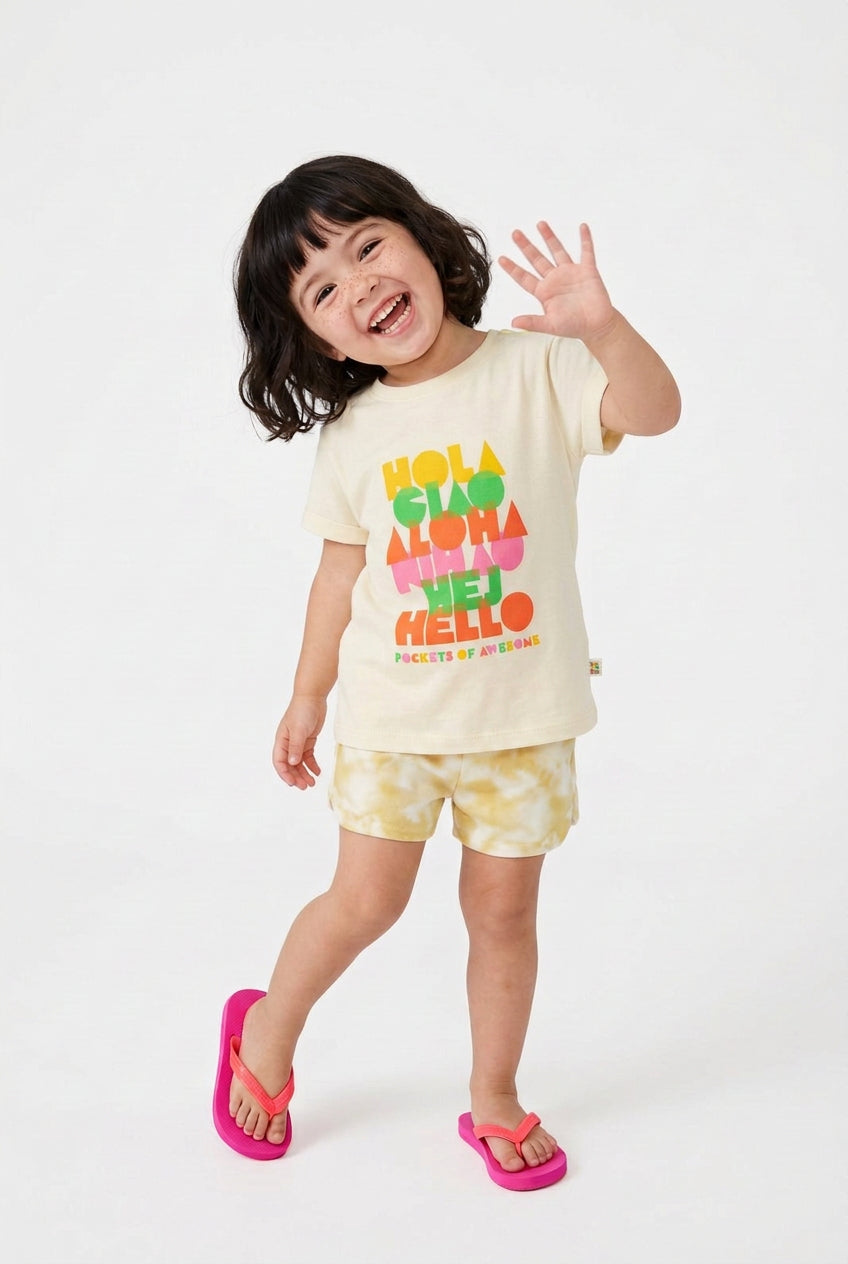 Hola Rolled Cuff TeeTOPSRockets of Awesome