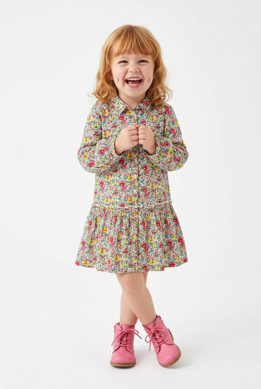 Floral Shirt Dress