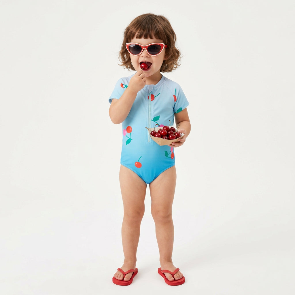Cherry Dip One Piece SwimSWIMRockets of Awesome