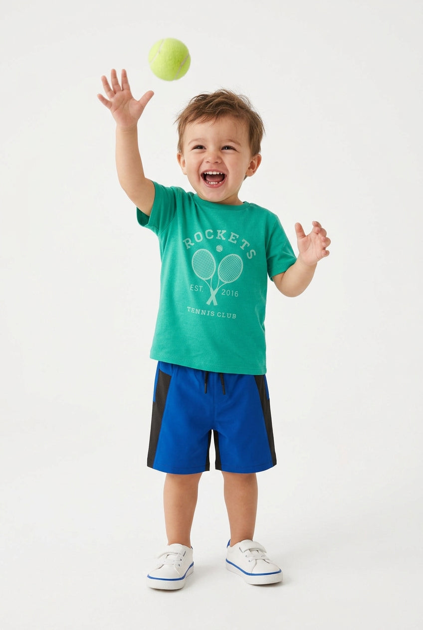 Colorblock Tech ShortBOTTOMSRockets of Awesome