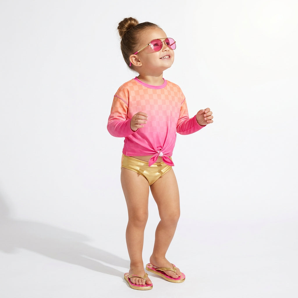 Gold Reversible BikiniSWIMRockets of Awesome