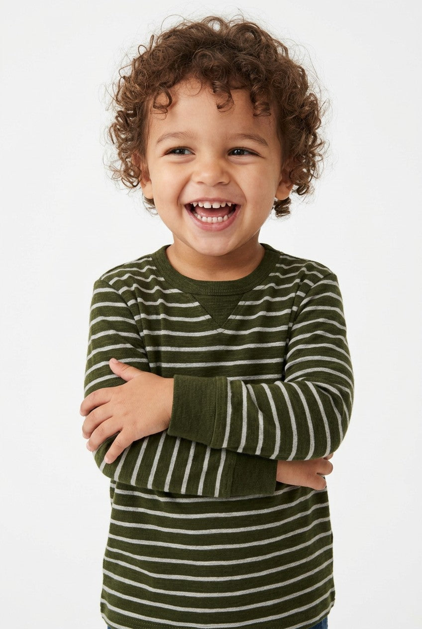 Easy Striped Pullover - FINAL SALE