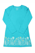 Pre-owned Blue | White | Yellow | Flowers Dress size: 10 Years Blue | White | Yellow | Flowers