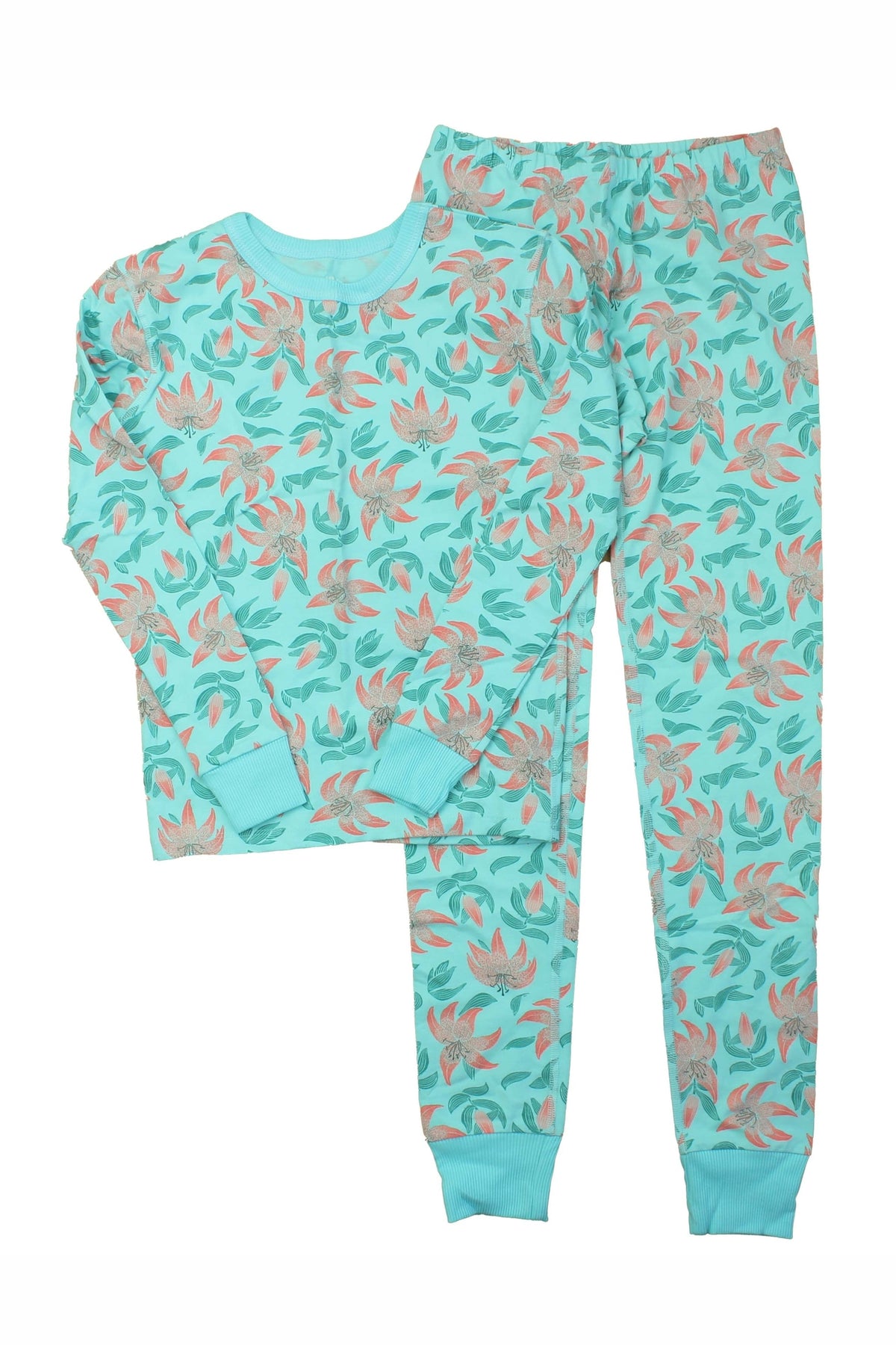 Pre-owned Turquoise | Tiger Lily PJ Set size: 12 Years Turquoise | Tiger Lily