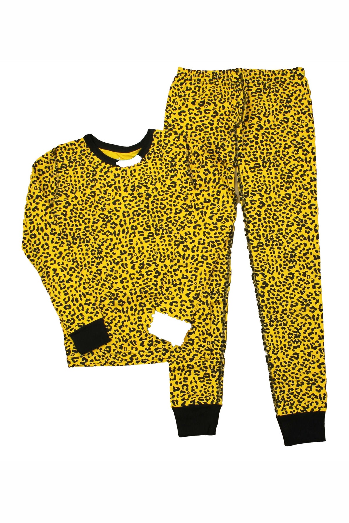 Pre-owned Yellow | Black PJ Set size: 12 Years Yellow | Black
