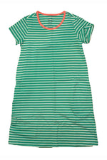 Pre-owned Green | White | Stripes Dress size: 14 Years Green | White | Stripes