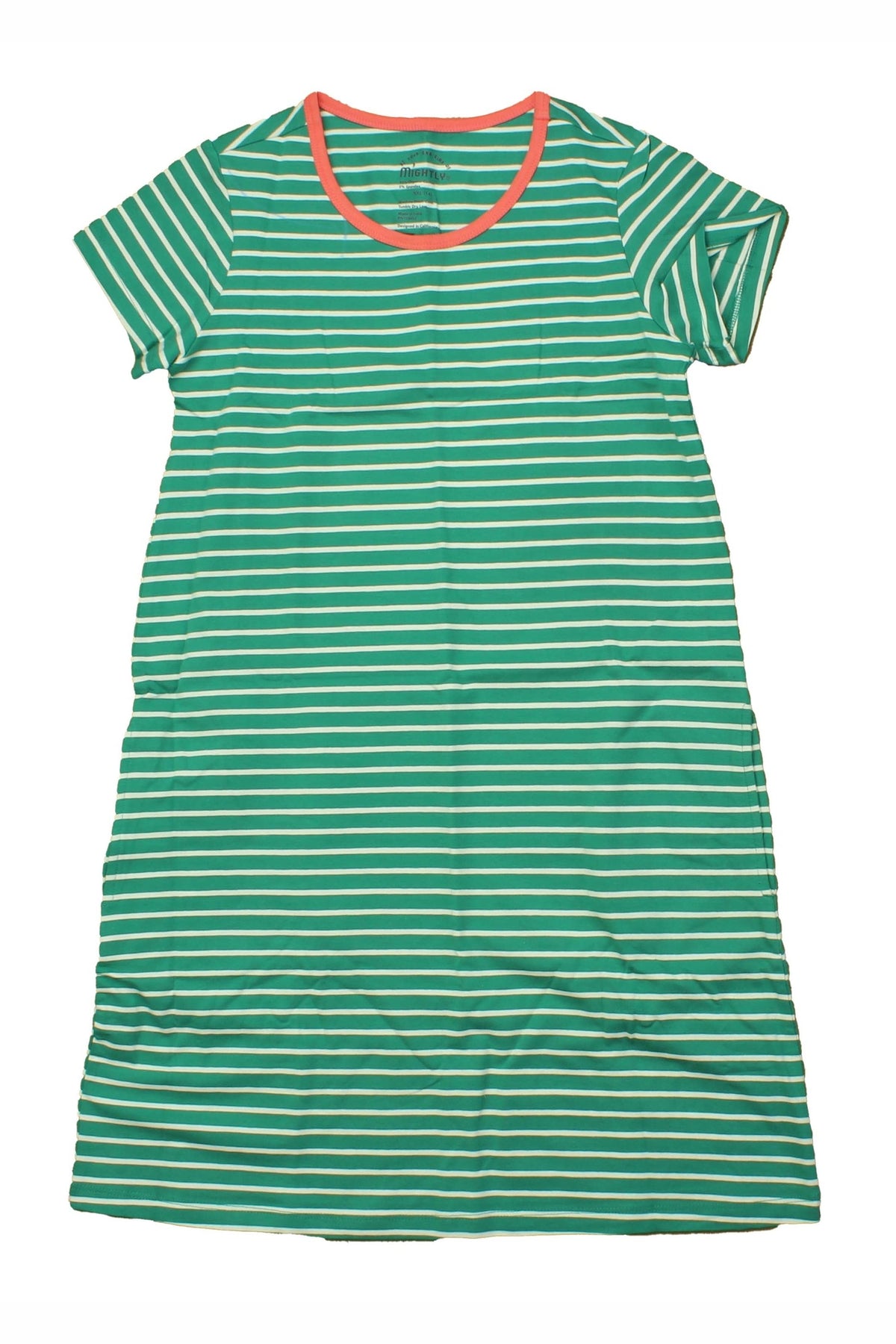 Pre-owned Green | White | Stripes Dress size: 14 Years Green | White | Stripes