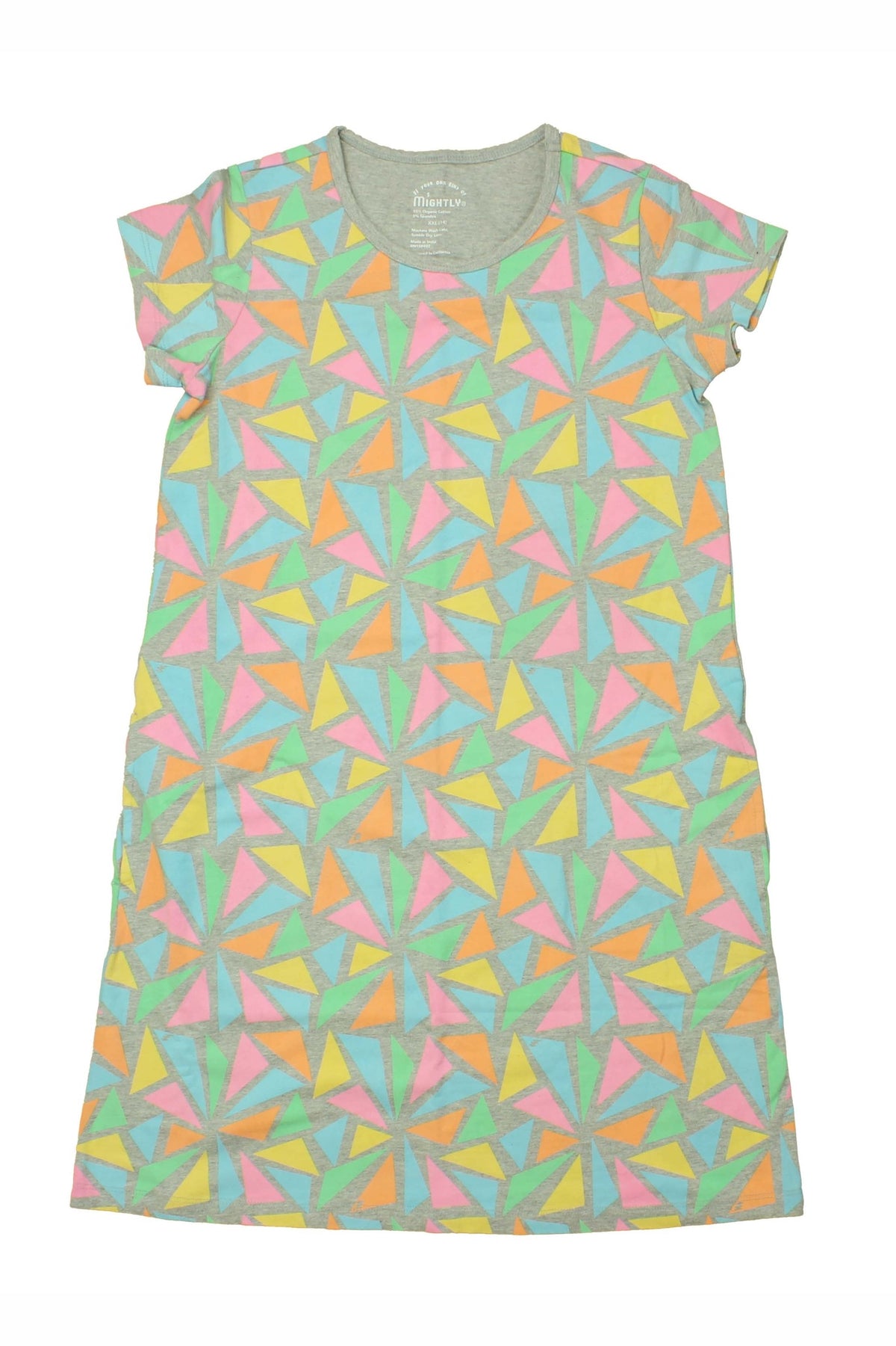 Pre-owned Grey | Multi | Triangles Dress size: 14 Years Grey | Multi | Triangles