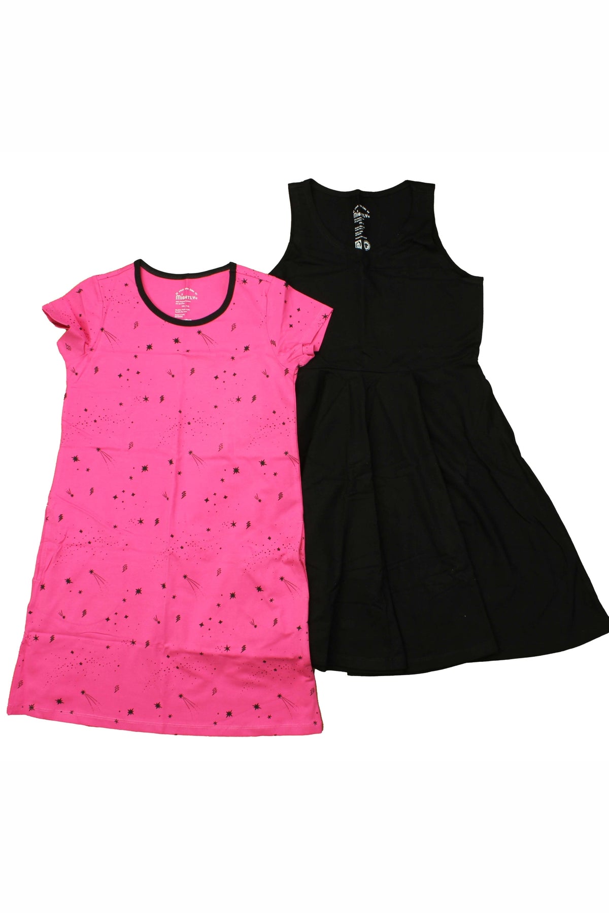 Pre-owned Pink | Stars | Black Dress size: 14 Years Pink | Stars | Black
