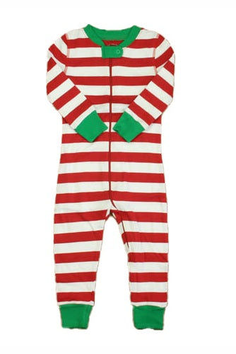 Pre-owned Red | White | Green Stripe PJ Set size: 18-24 Months Red | White | Green Stripe