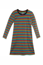 Pre-owned Black Stripe Dress size: 2-5T Black Stripe