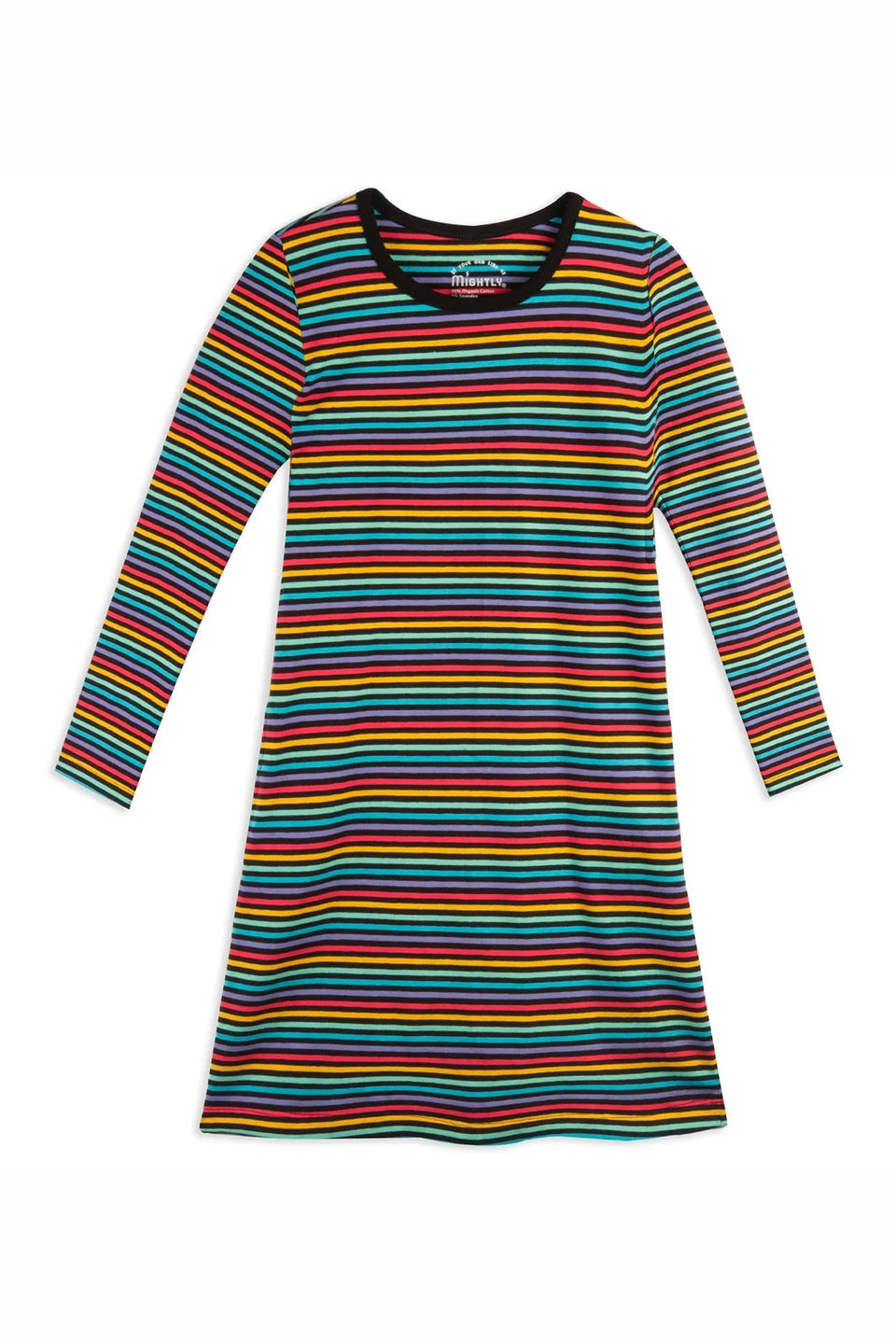 Pre-owned Black Stripe Dress size: 2-5T Black Stripe