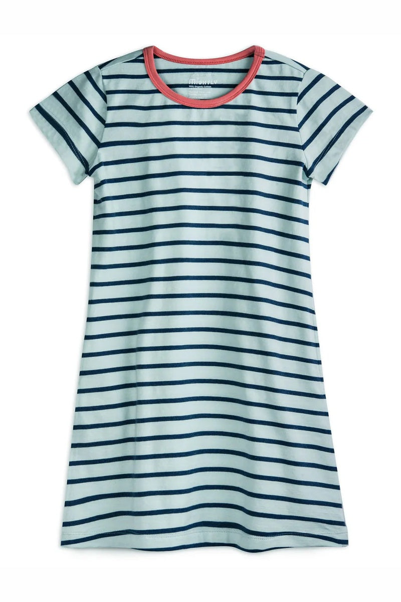 Pre-owned Blue Stripe Dress size: 2-5T Blue Stripe