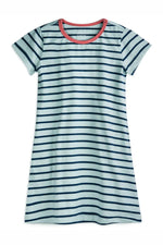 Pre-owned Blue Stripe Dress size: 2-5T Blue Stripe
