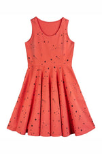 Pre-owned Coral Black Stars Dress size: 2-5T Coral Black Stars