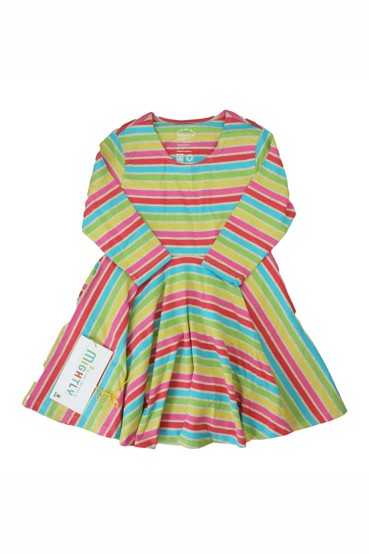 Pre-owned Gray Stripe Dress size: 2-5T Gray Stripe