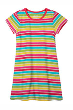 Pre-owned Gray Stripe Dress size: 2-5T Gray Stripe