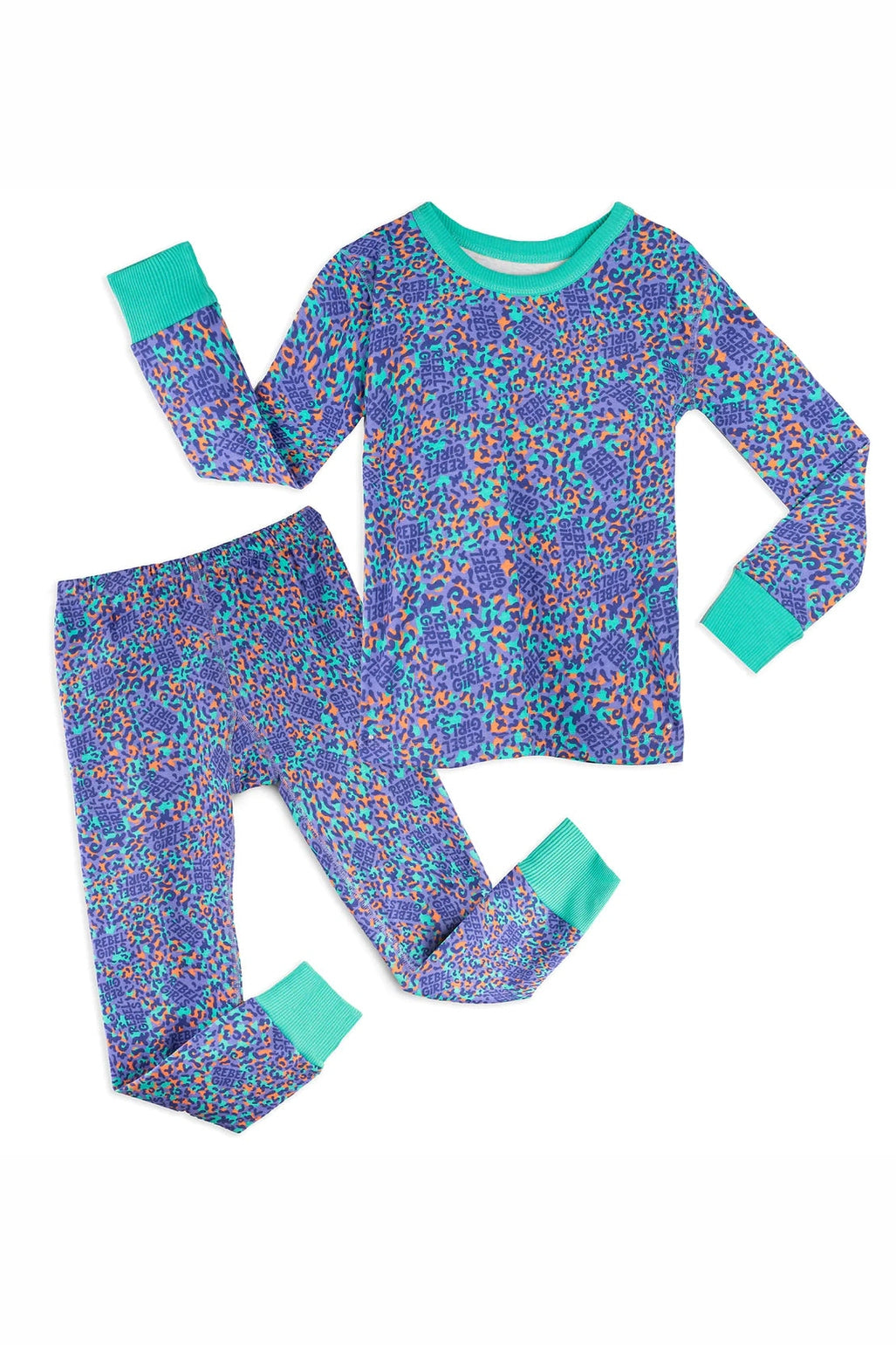 Pre-owned Purple Leopard PJ Set size: 2-5T Purple Leopard