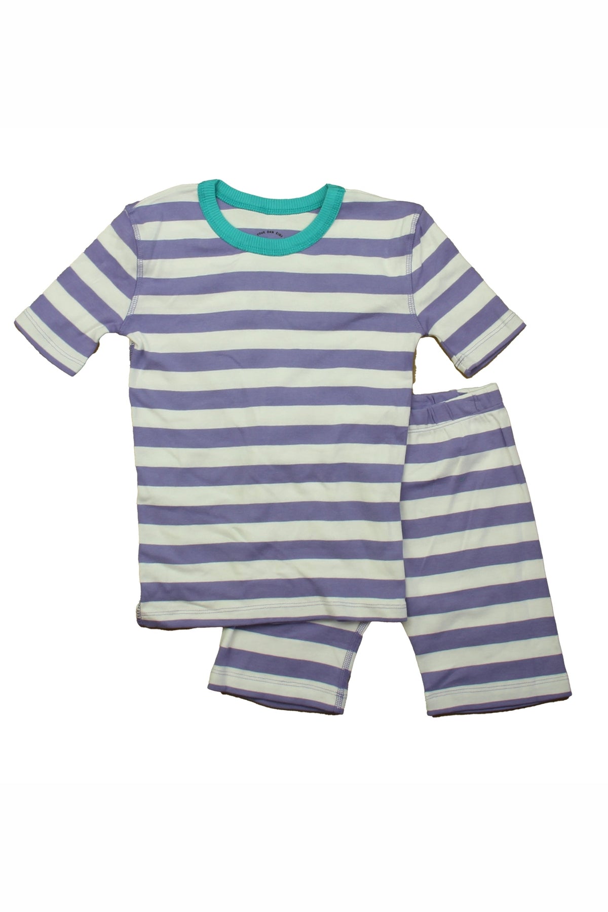 Pre-owned Purple Stripe 2-piece Pajamas size: 2-5T Purple Stripe